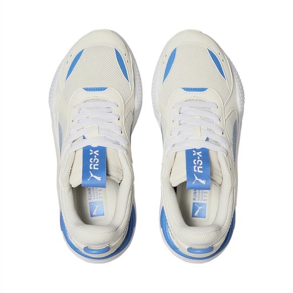 Puma RS-X Low Mens Running Shoes White Blue 385426-01 NEW Size 6 / WMNS 5.5 - Picture 3 of 8